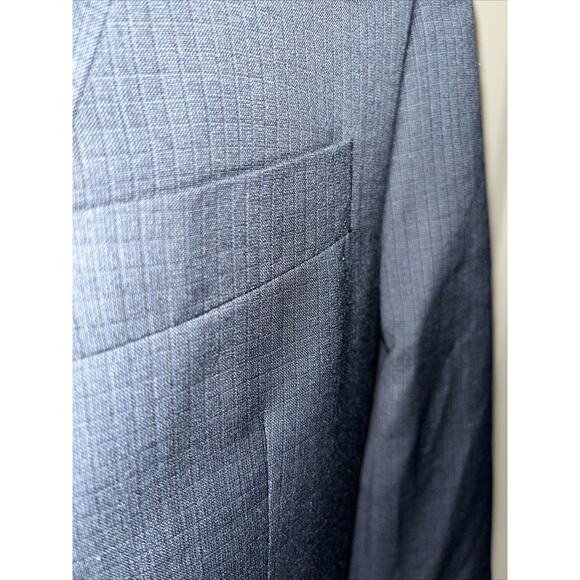 John Varvatos Navy Blue Men's Size‎ 40S Blazer Sportcoat Wool - Picture 3 of 11
